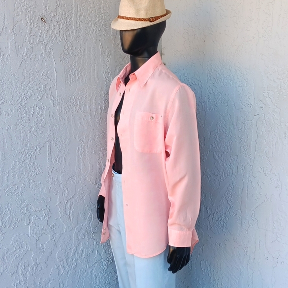 BARRY BRICKEN MEN'S VINTAGE LINEN BLEND LUXURY SHIRT 👌 (Portugal)
